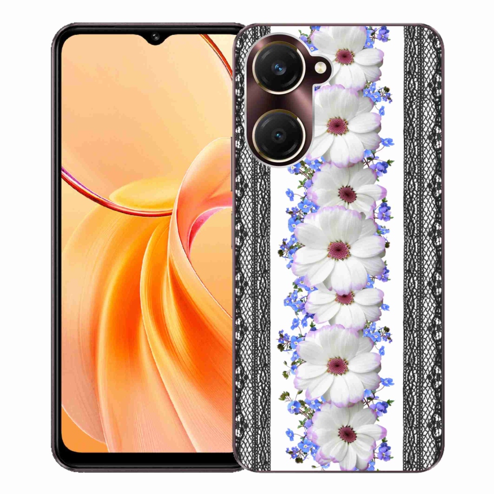 Gelový kryt mmCase na Vivo Y28s 5G - květiny 8