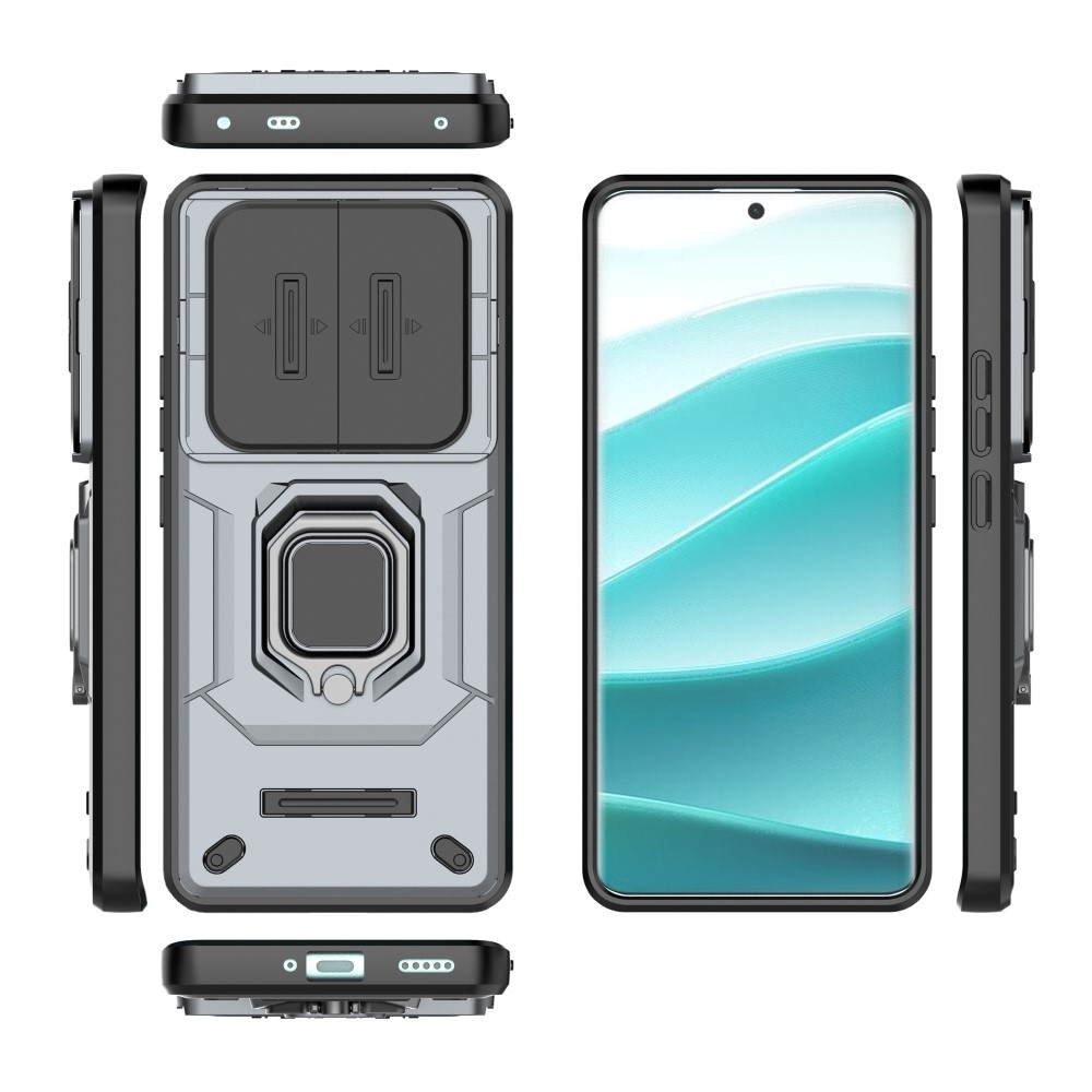Lens odolný kryt na Xiaomi Redmi Note 14 Pro+ 5G - šedý