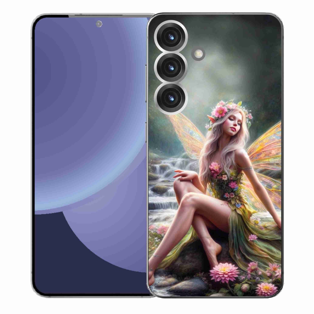 Gelový kryt mmCase na Samsung Galaxy S25+ - motýlí žena 1