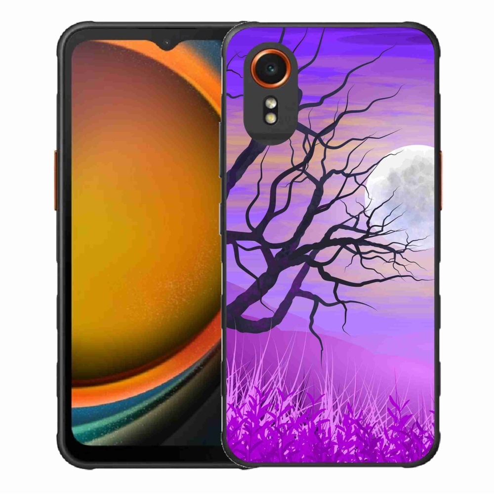 Gelový obal mmCase na Samsung Galaxy Xcover 7 - kreslený opadaný strom