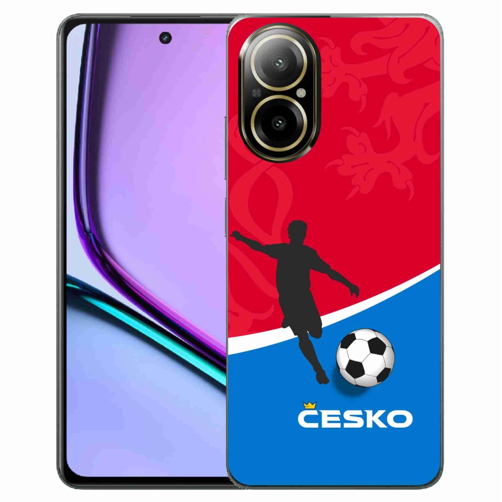 Gelový kryt mmCase na Realme C67 - fotbal Česko