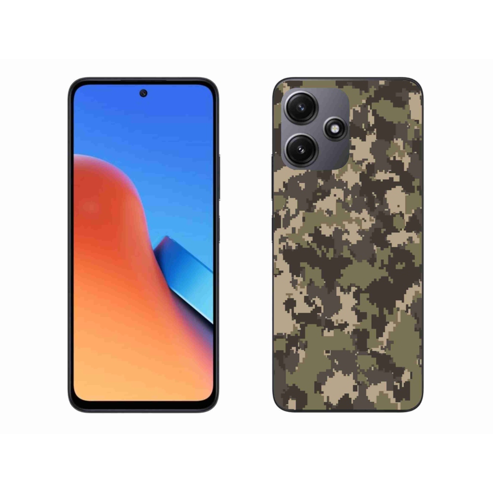 Gelový kryt mmCase na Xiaomi Redmi 12 5G - maskáčový vzor 12