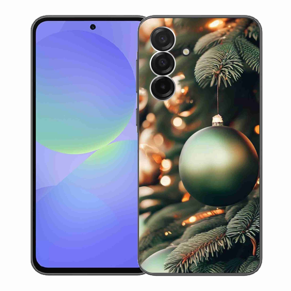 Gelový kryt mmCase na Samsung Galaxy A36 5G - vánoční ozdoby 1