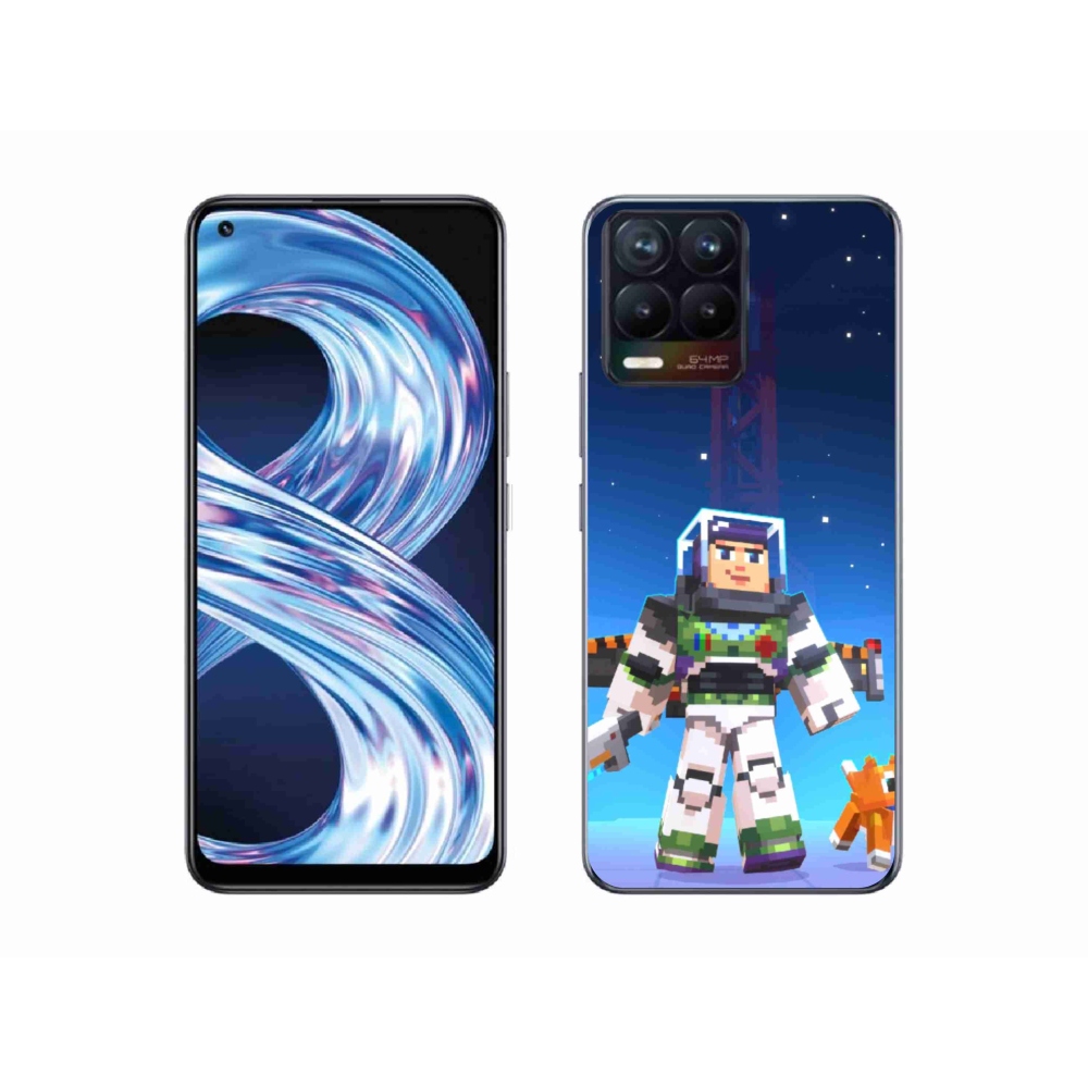 Gelový kryt mmCase na Realme 8 Pro - minecraft 2