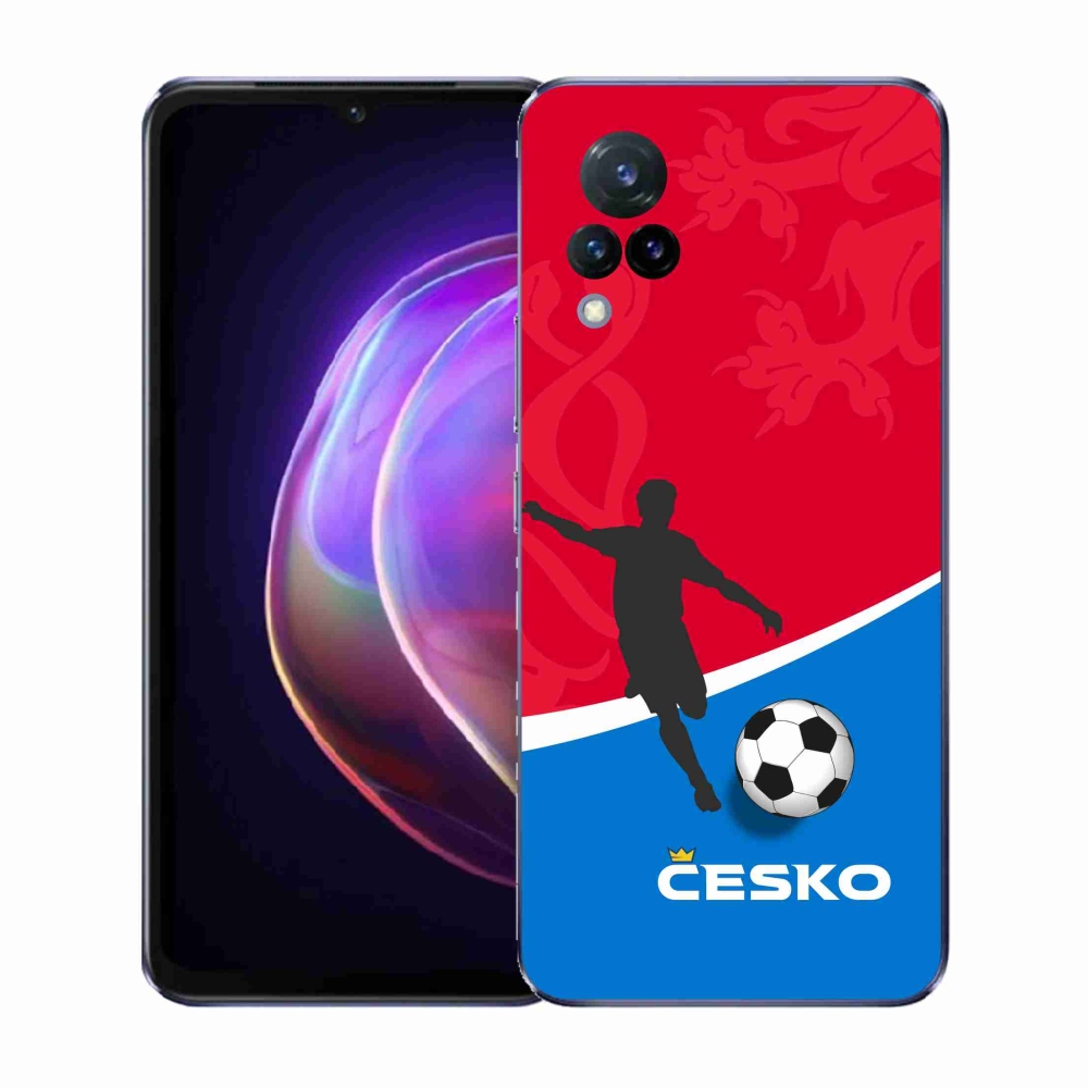 Gelový kryt mmCase na Vivo V21 4G/5G - fotbal Česko
