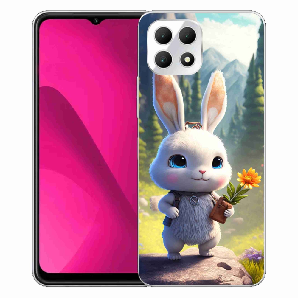 Gelový kryt mmCase na T-Mobile T Phone 2 - roztomilý králíček