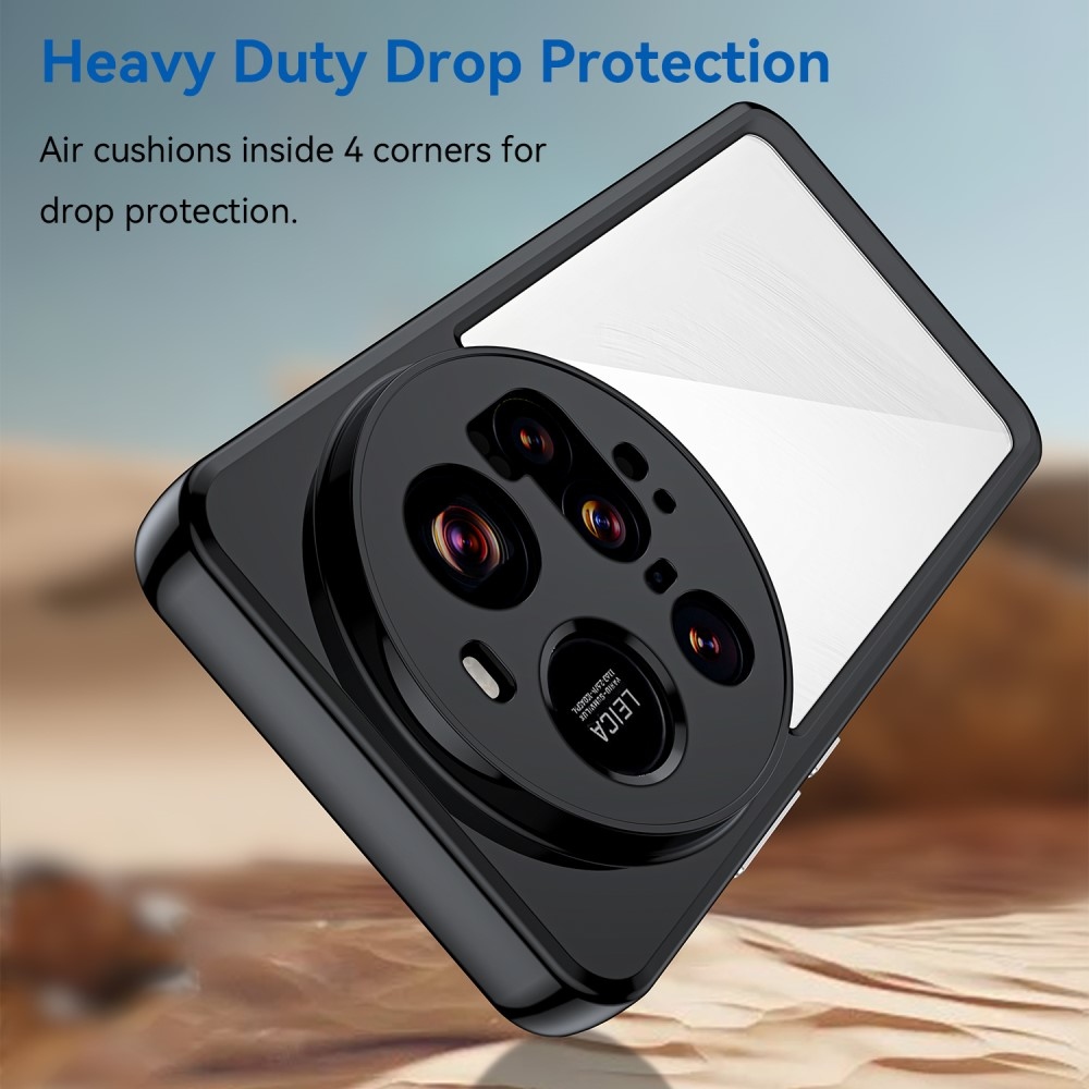 Gelový obal s pevnými zády na Xiaomi 15 Ultra - černý