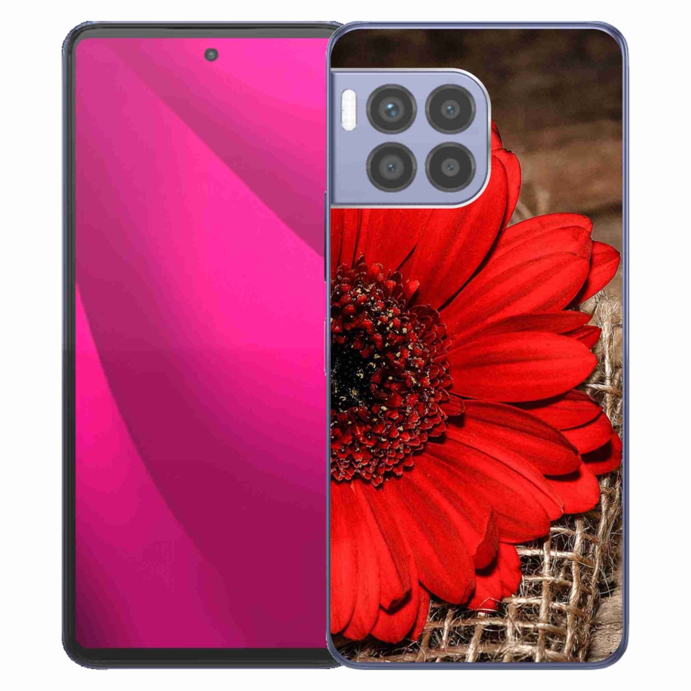 Gelový kryt mmCase na T-Mobile T Phone 2 Pro - gerbera