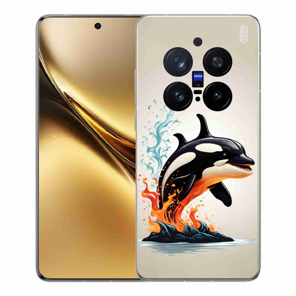Gelový kryt mmCase na Vivo X200 Pro 5G - kosatka