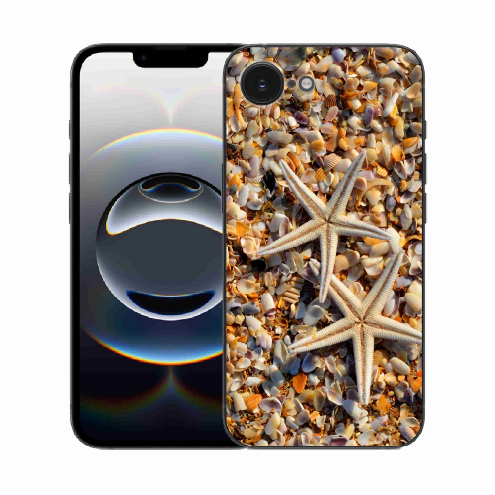 Gelový kryt mmCase na iPhone 16e - mořské hvězdice