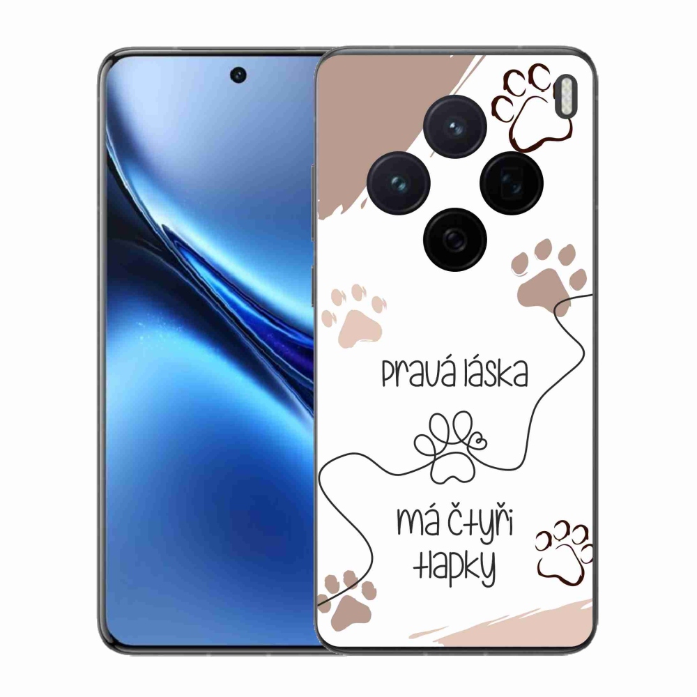 Gelový kryt mmCase na Vivo X200 5G - psí motiv 1 bílé pozadí