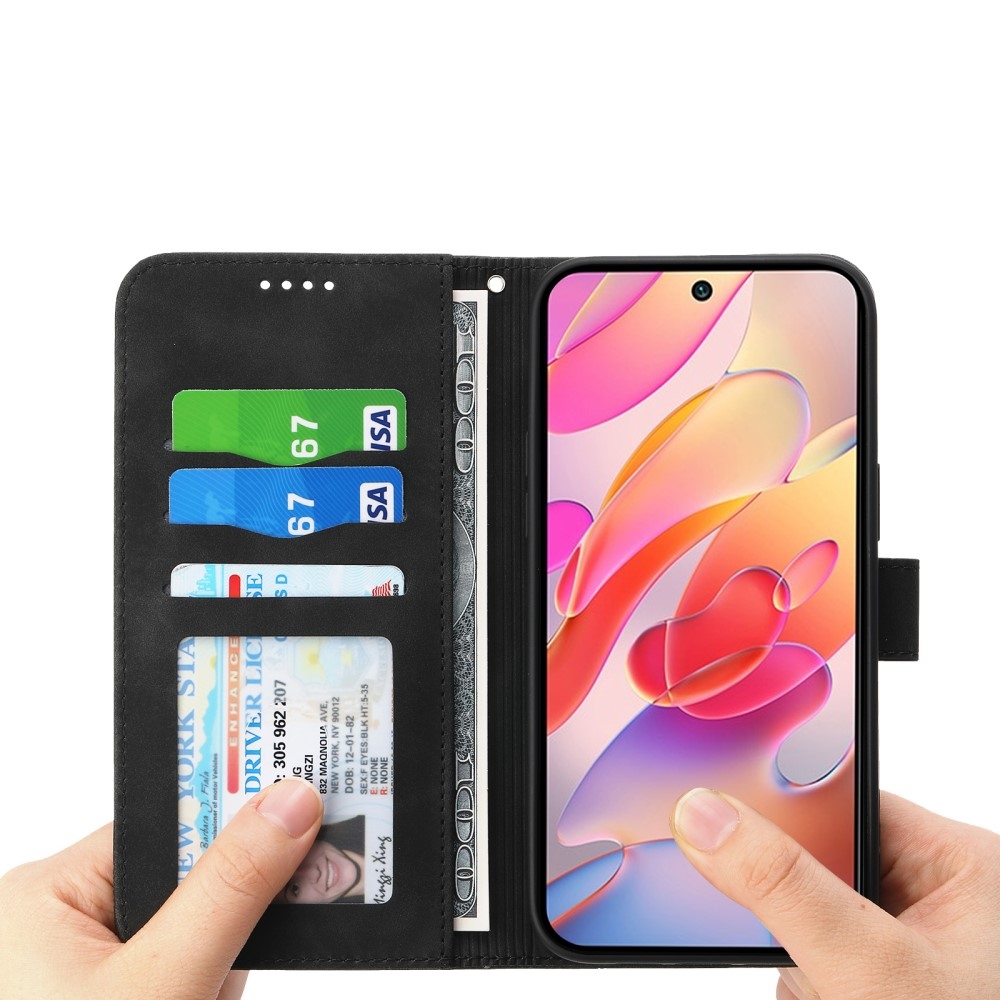 DIERFENG knížkové pouzdro na Xiaomi Redmi Note 14 - černé