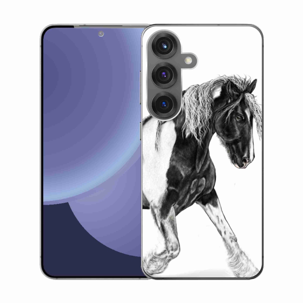 Gelový kryt mmCase na Samsung Galaxy S25 - kůň