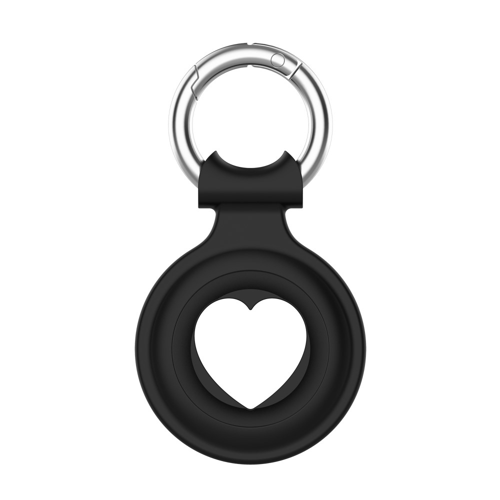Love silikonový obal pro Apple AirTag - černý