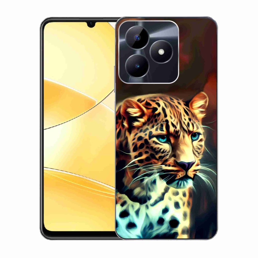 Gelový kryt mmCase na Realme C51/C53 - leopard