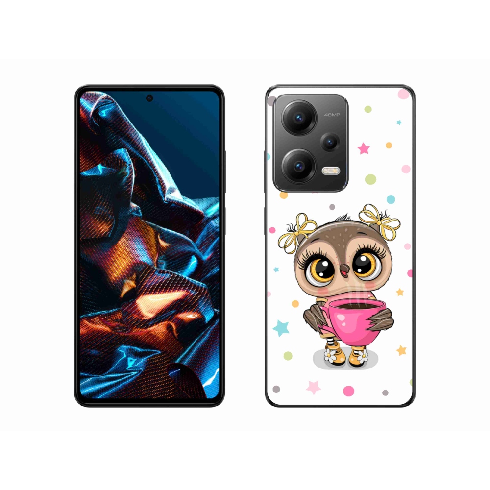 Gelový kryt mmCase na mobil Xiaomi Redmi Note 12 Pro 5G - kreslená sovička