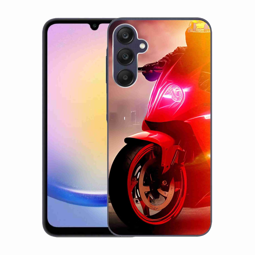 Gelový kryt mmCase na Samsung Galaxy A25 5G - motorka