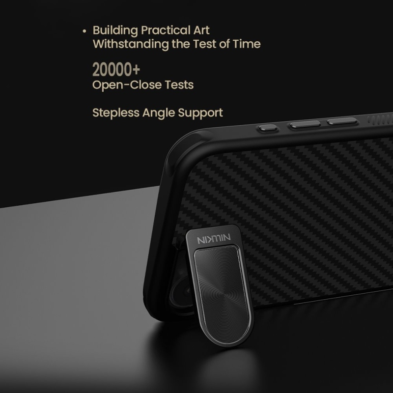 Nillkin CarboProp Aramid Magnetic Zadní Kryt pro Apple iPhone 16e Black