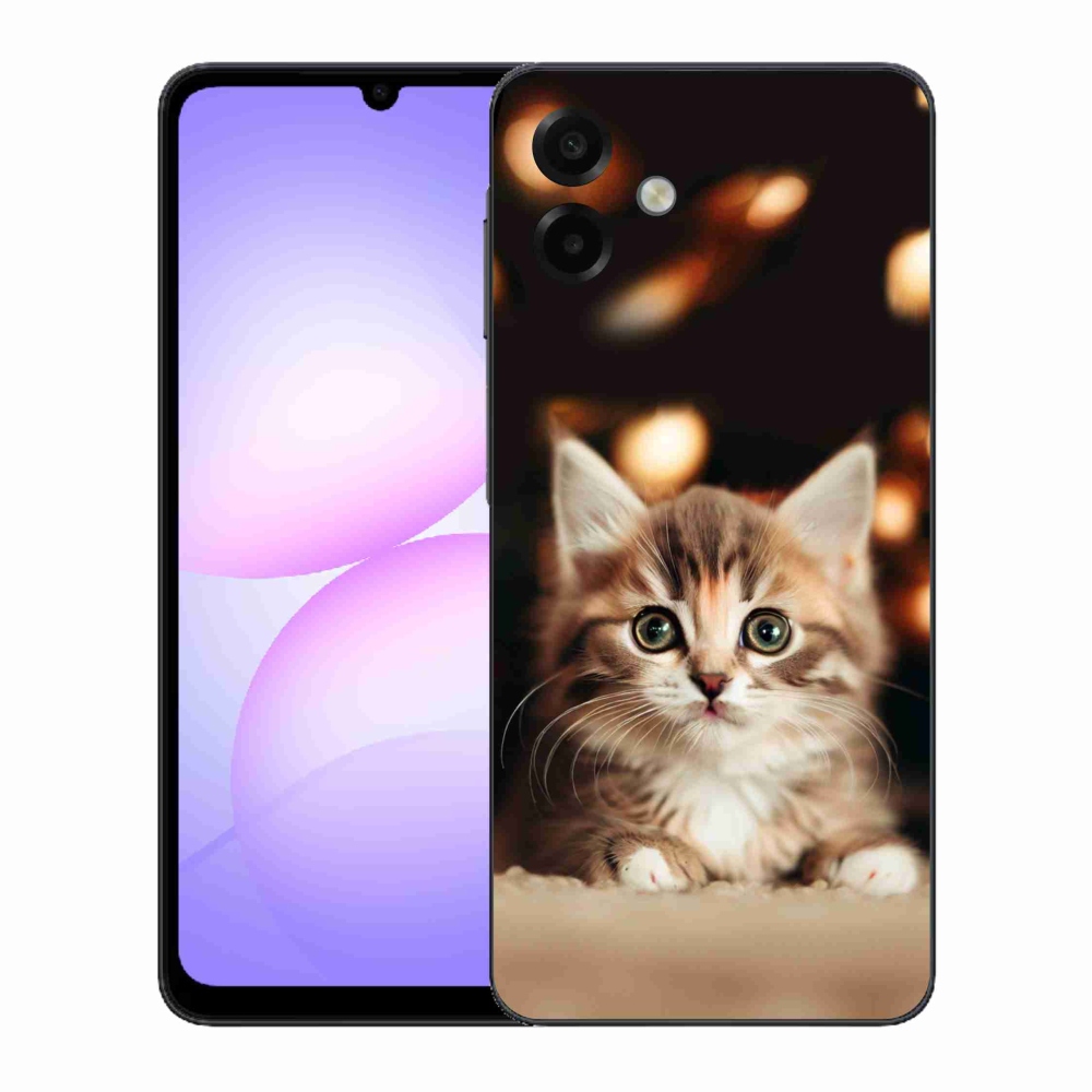 Gelový kryt mmCase na Samsung Galaxy A07 4G - roztomilé kotě 2