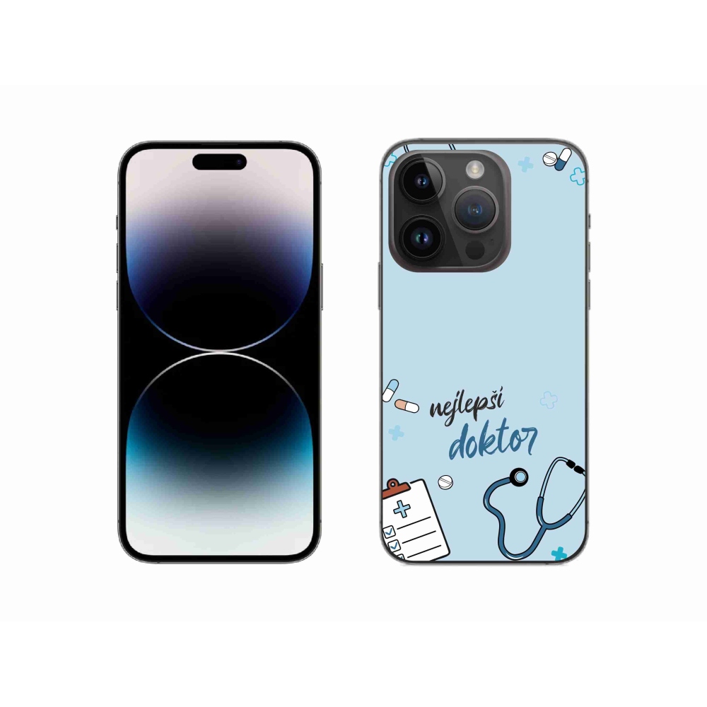 Gelový kryt mmCase na iPhone 14 Pro 6.1 - nejlepší doktor