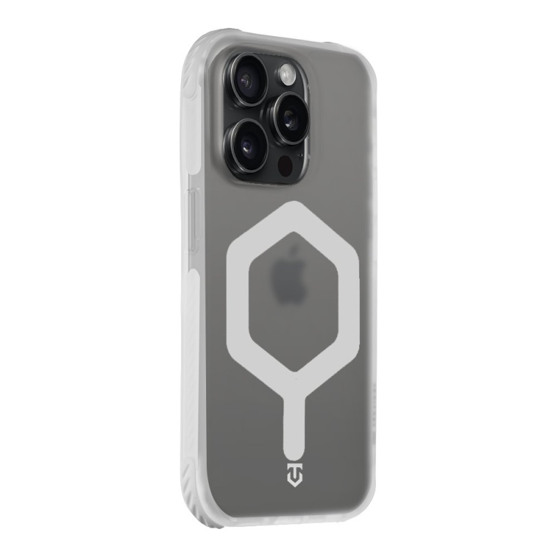 Tactical MagForce Hexagon Kryt pro Apple iPhone 15 Pro T-White