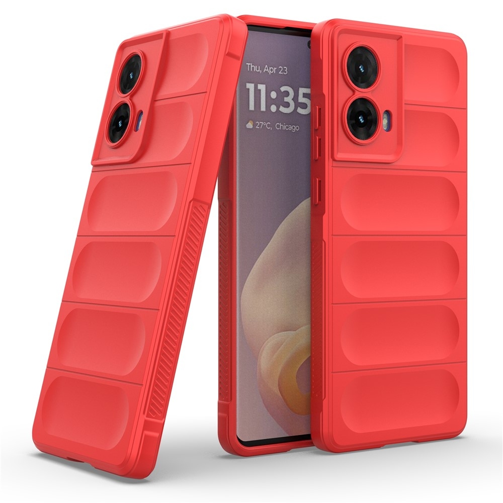 Rugg odolný gelový obal na Motorola Moto G85 5G - červený
