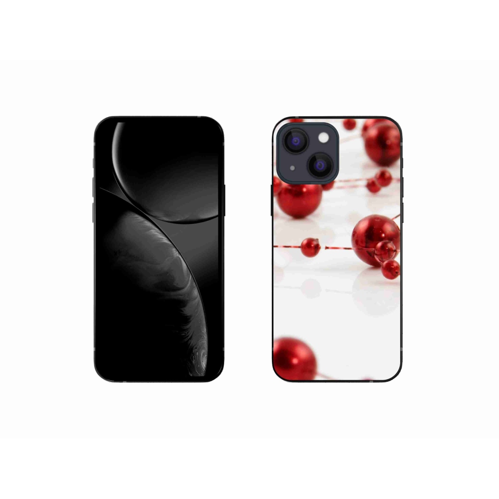 Gelový kryt mmCase na iPhone 13 mini 5.4 - vánoční řetěz
