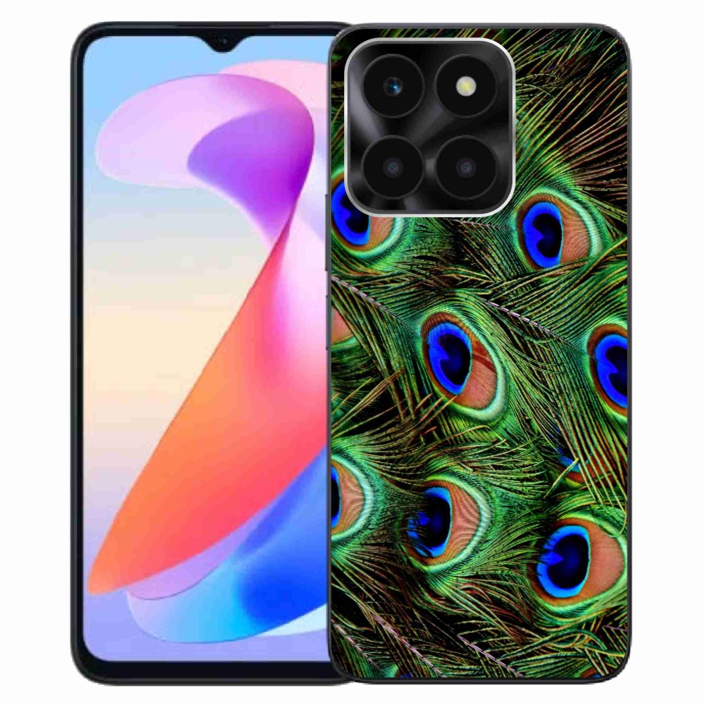 Gelový kryt mmCase na Honor X6a - paví peří