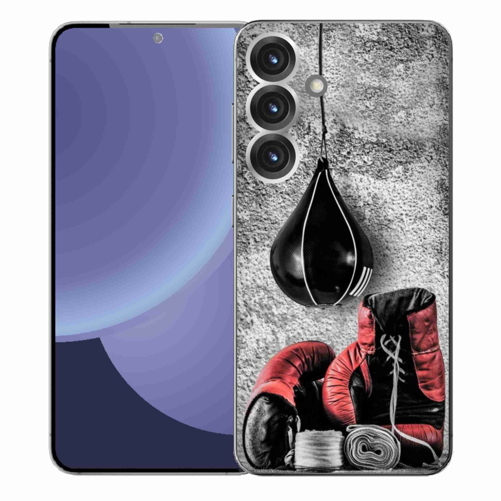 Gelový kryt mmCase na Samsung Galaxy S25+ - boxovací pytel a rukavice