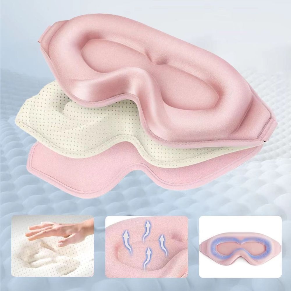 Tech-Protect EyeShade 3D maska na spaní - růžová