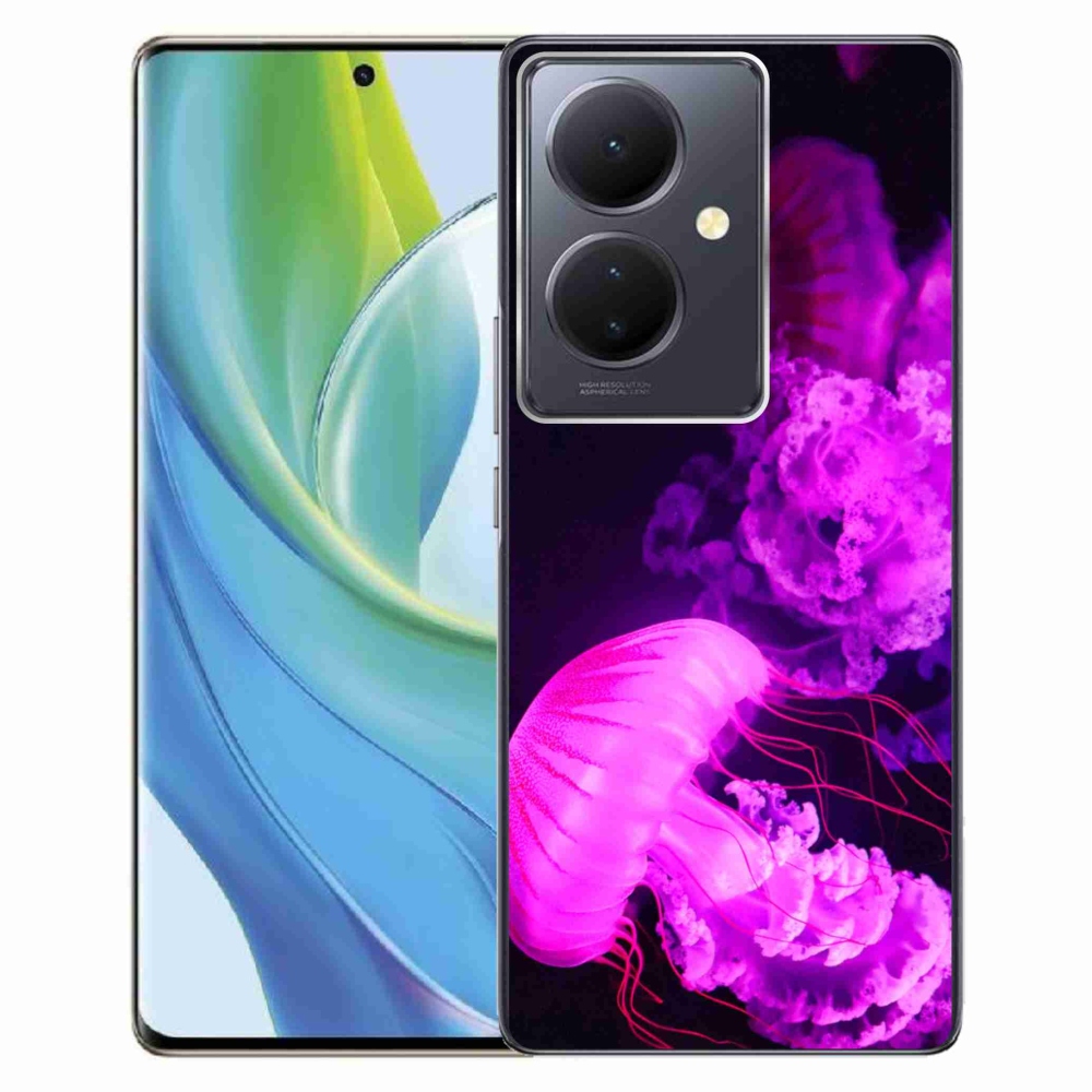 Gelový kryt mmCase na Vivo V29 Lite 5G - medúza 1