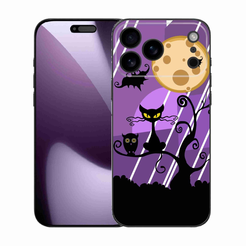 Gelový kryt mmCase na iPhone 17 Pro Max - halloween