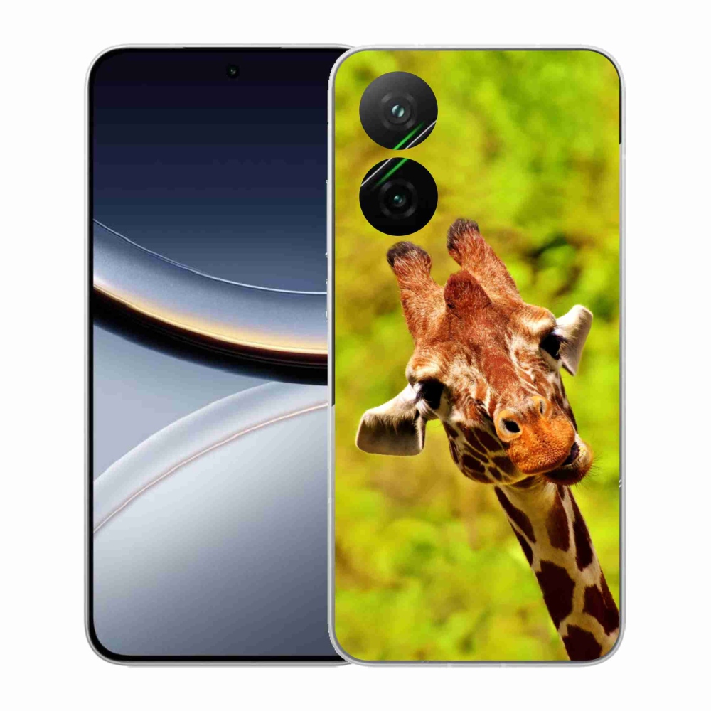 Gelový kryt mmCase na Xiaomi Poco F7 5G - žirafa