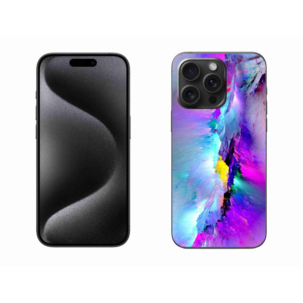 Gelový kryt mmCase na iPhone 15 Pro Max - abstrakt