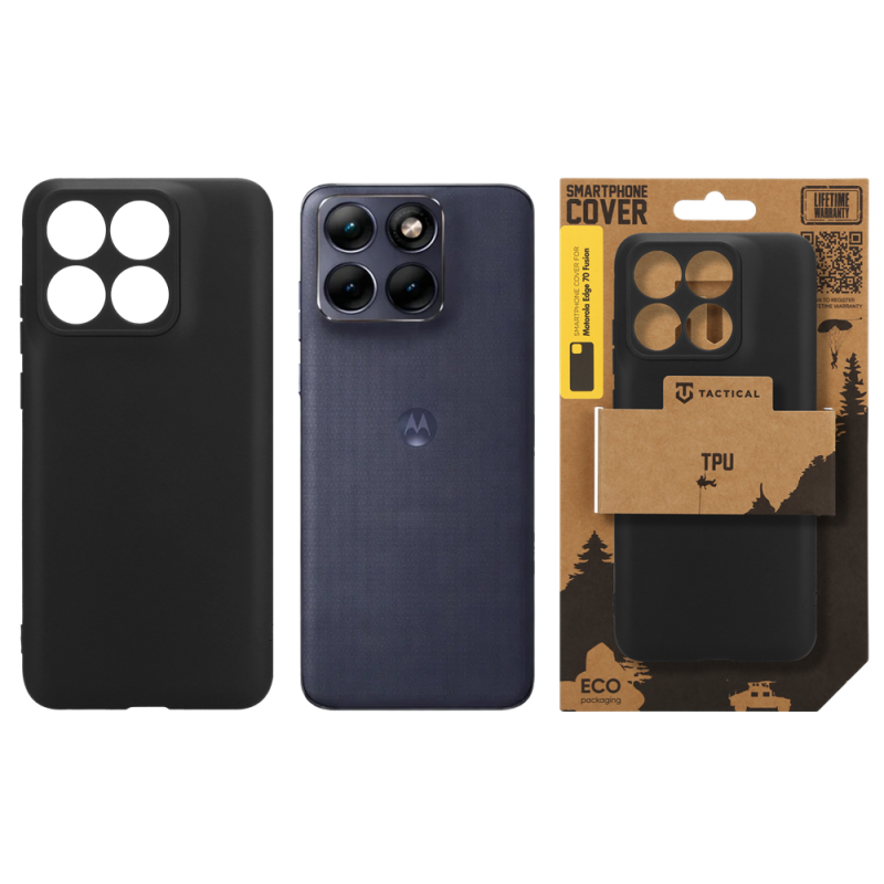 Tactical TPU Kryt pro Motorola Edge 70 Fusion Black 