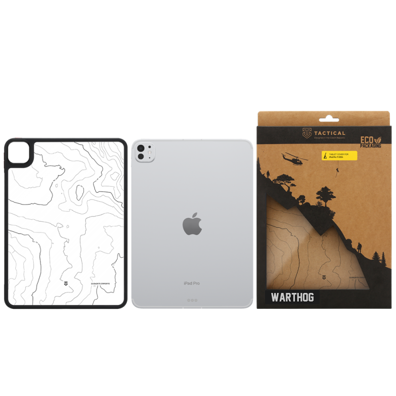Tactical Warthog Kryt pro Apple iPad Pro 11 2024/2025 Asphalt