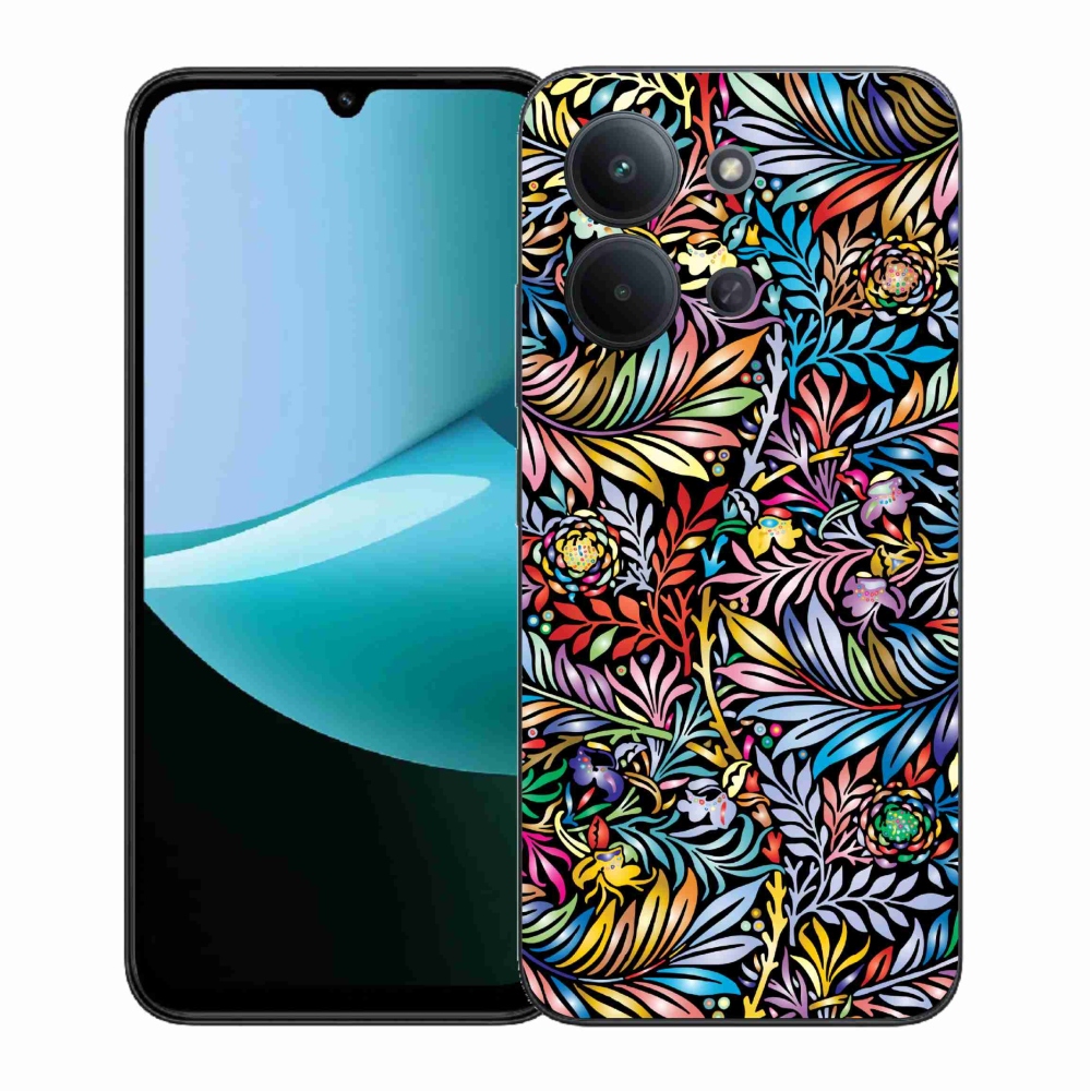 Gelový kryt mmCase na Xiaomi Redmi 15C 4G (171mm)/Poco C85 4G (171mm) - květiny 5
