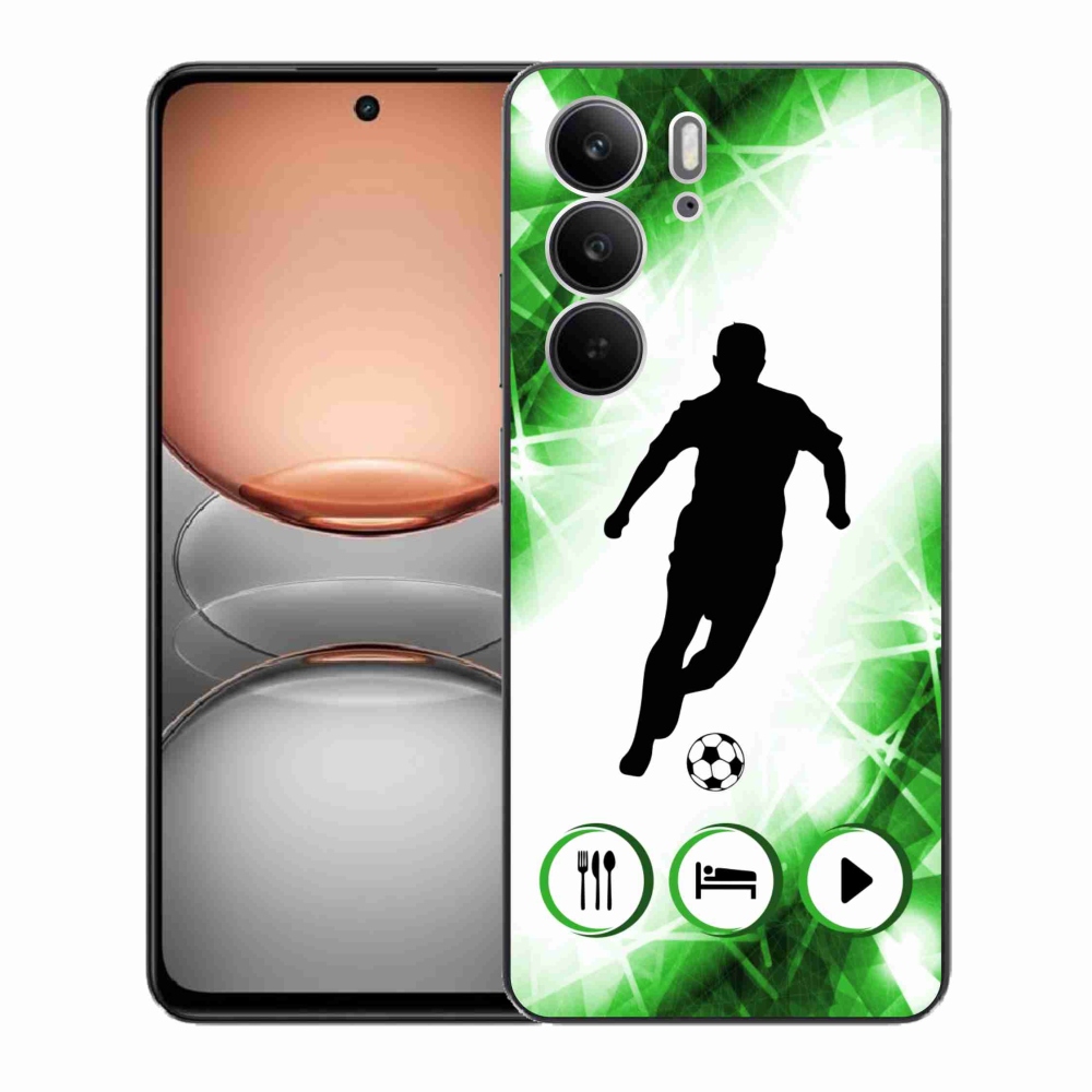 Gelový kryt mmCase na Realme C75 - fotbalista