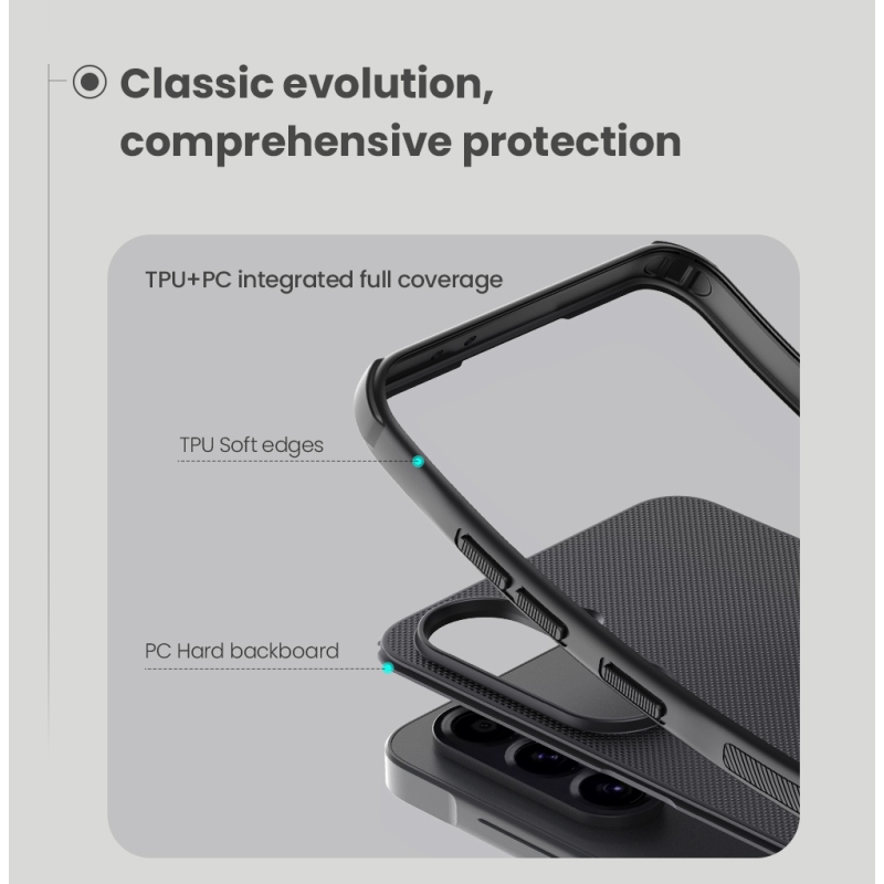 Nillkin Super Frosted PRO Magnetic Zadní Kryt pro Samsung Galaxy A56 5G Black