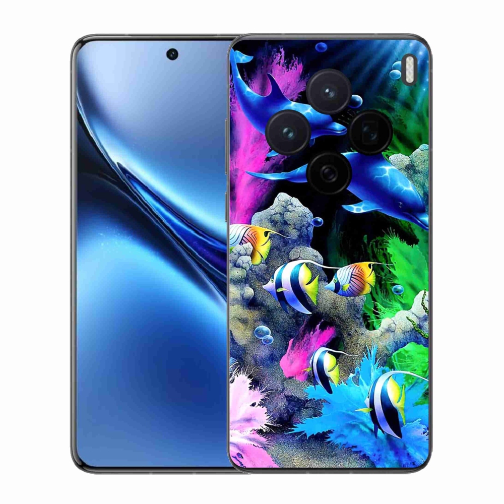Gelový kryt mmCase na Vivo X200 5G - mořský svět