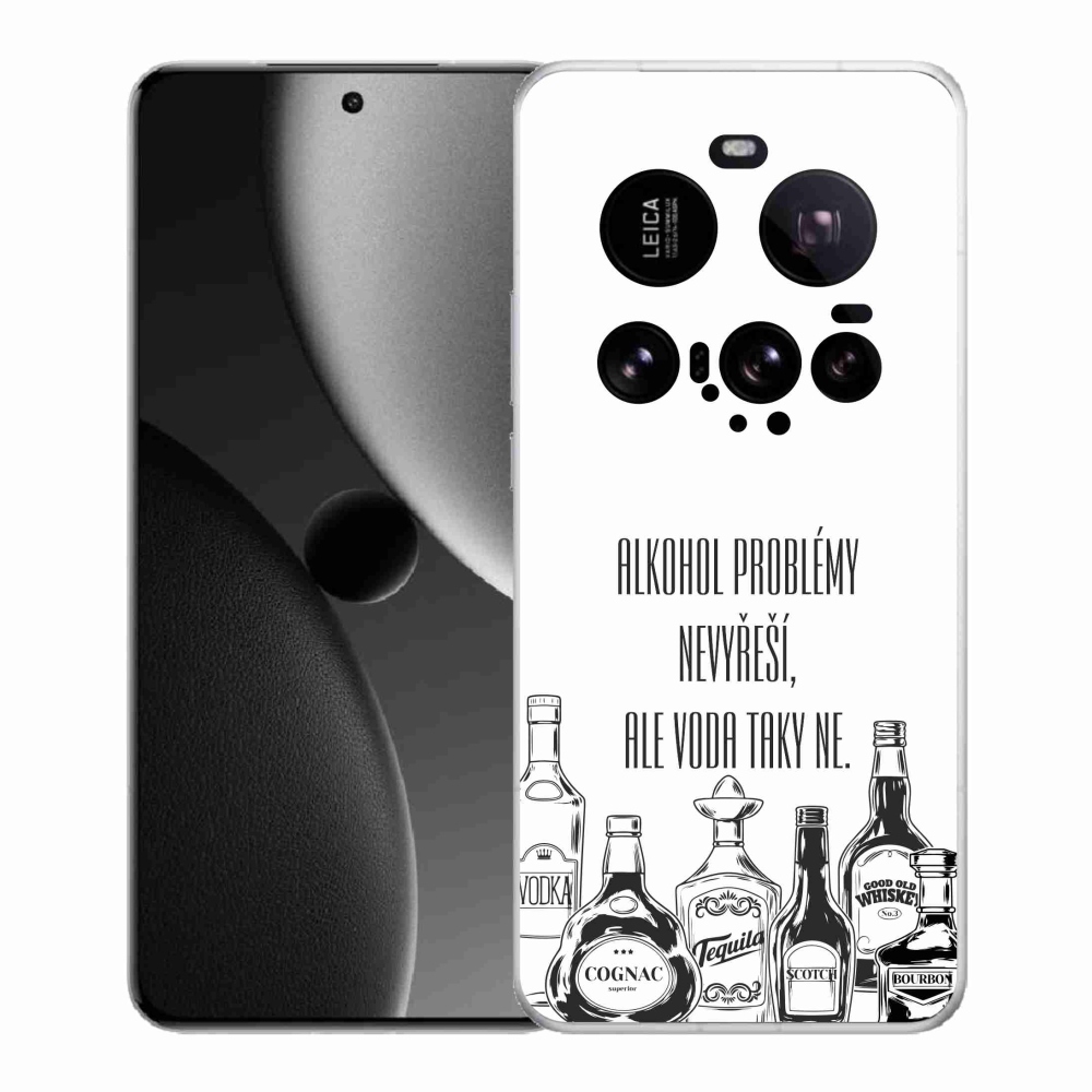 Gelový kryt mmCase na Xiaomi 15 Ultra - vtipný text bílé pozadí