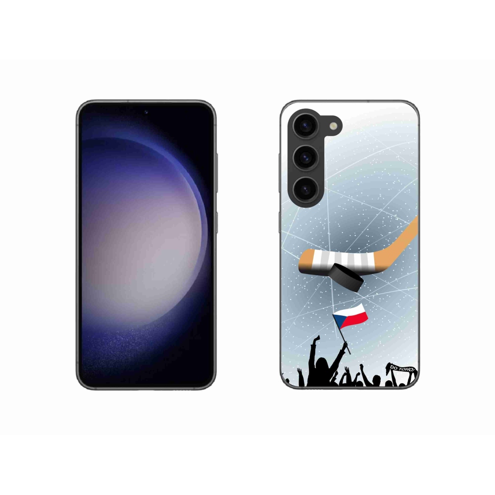 Gelový kryt mmCase na Samsung Galaxy S23 5G - fanoušci hokeje