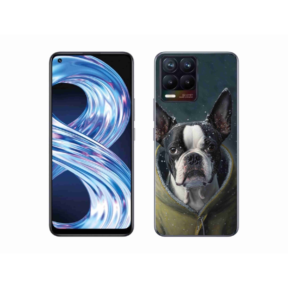 Gelový kryt mmCase na Realme 8 Pro - buldoček