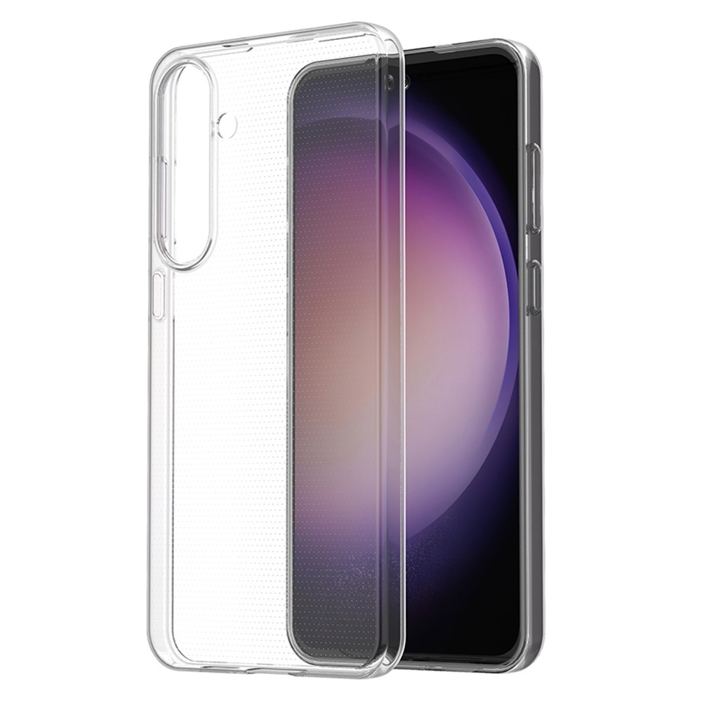 Průhledný gelový obal na Samsung Galaxy S24+ - průhledný