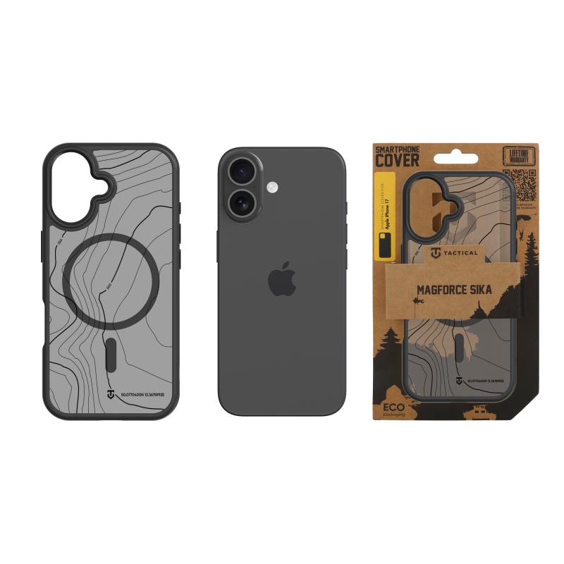 Tactical MagForce Hyperstealth Sika Kryt pro iPhone 17 Asphalt