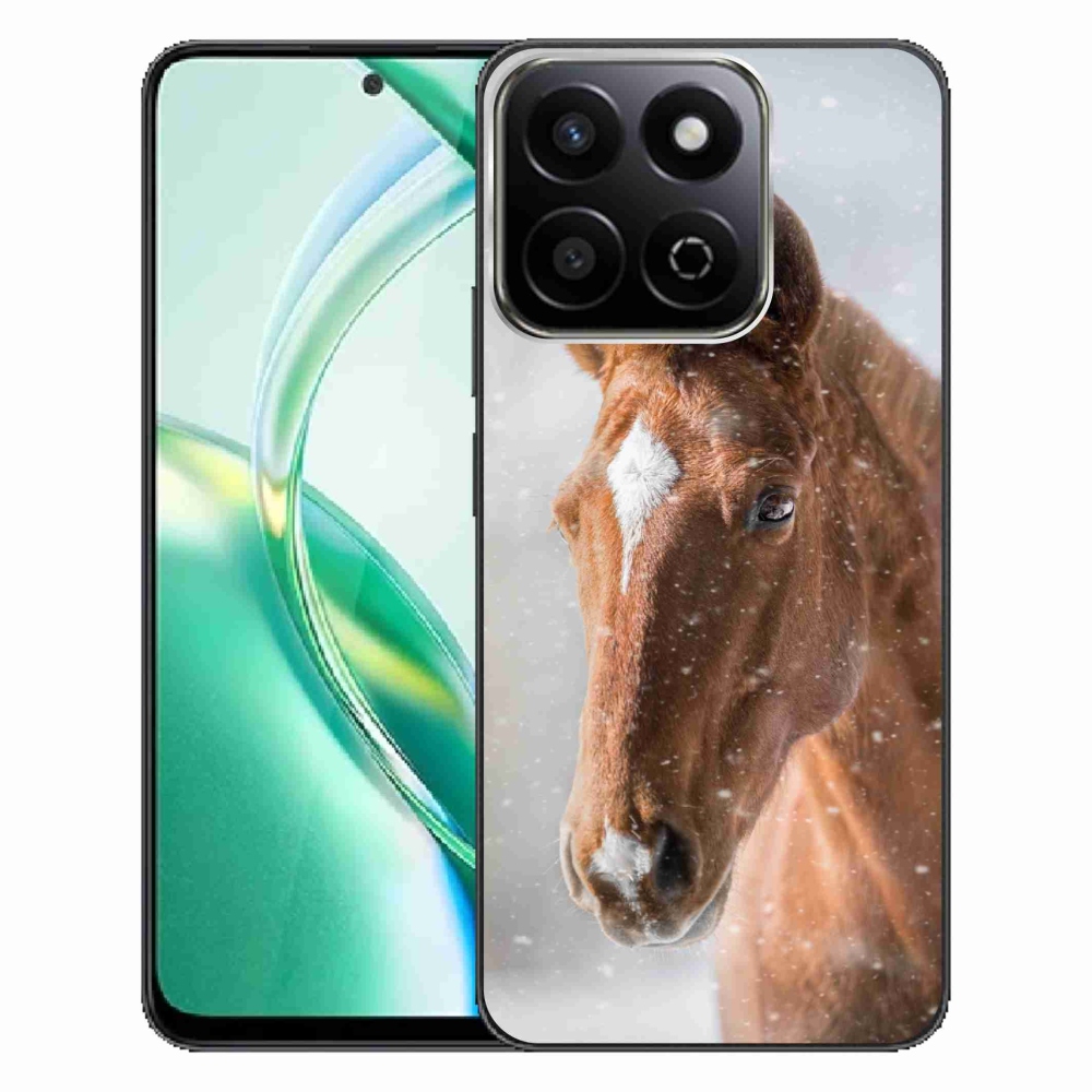 Gelový kryt mmCase na Honor 200 Smart 5G - hnědý kůň 2