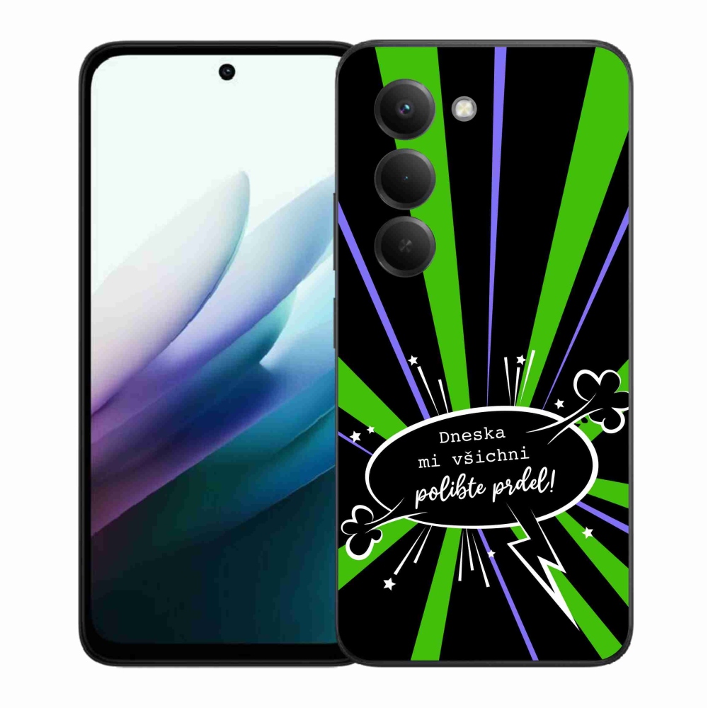 Gelový kryt mmCase na Xiaomi Redmi 15 4G/5G (171mm) - vtipný text 15 černé pozadí