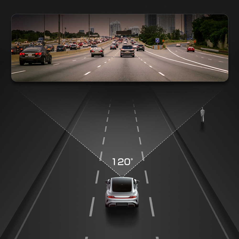 AKEEYO P1 Full HD autokamera 30 fps s WiFi a G senzorem - černá