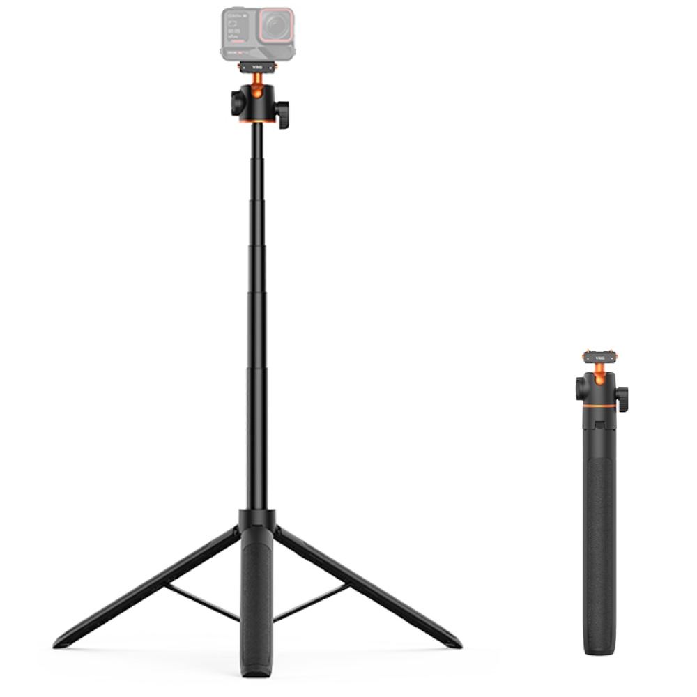 VRIG teleskopická selfie tyč 140 cm se stativem pro Insta360 X5 a Ace Pro 2