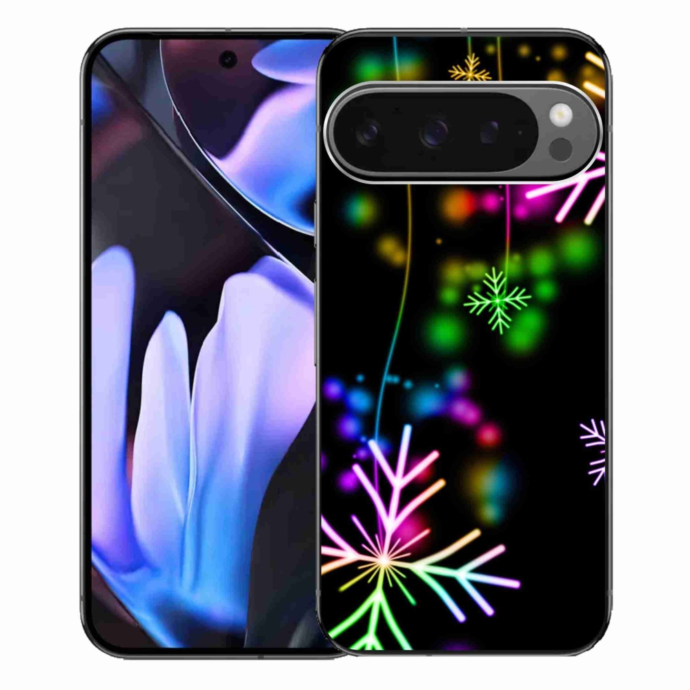 Gelový kryt mmCase na Google Pixel 9 Pro XL - barevné vločky